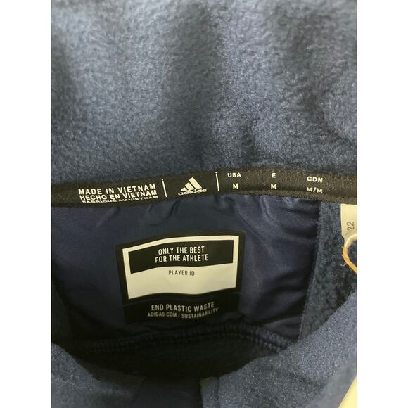 Women’s Adidas Stadium Navy Fleece Vest Size M - Picture 3 of 8